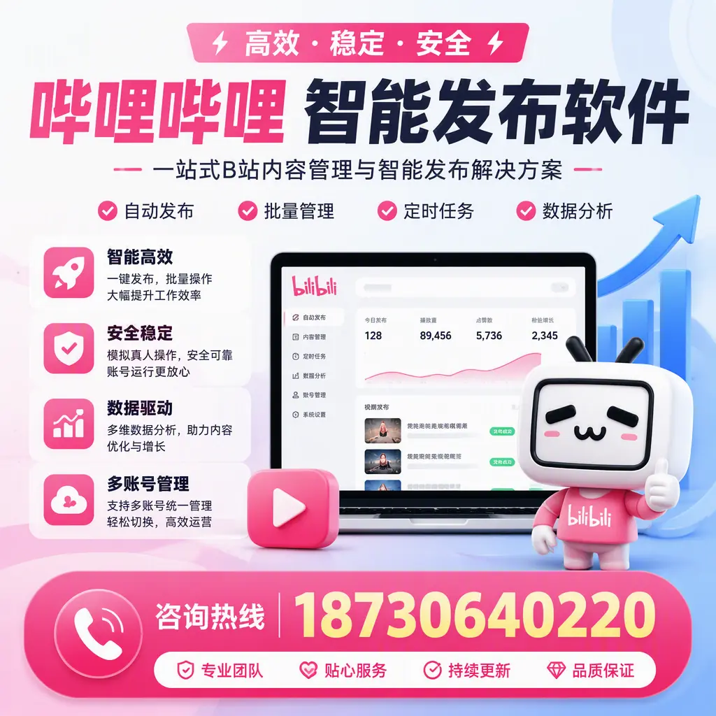 哔哩哔哩智能发布软件适用场景分析：在 巴彦淖尔 的最佳实践