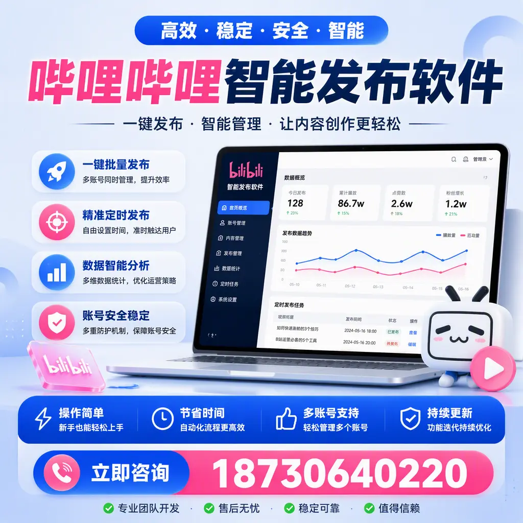 如何在 巴彦淖尔 制定有效的哔哩哔哩智能发布策略
